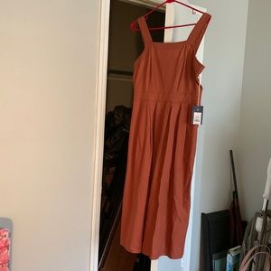 Burnt orange dress